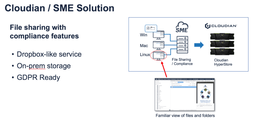 GDPR compliant solution for file synch and share from Cloudian