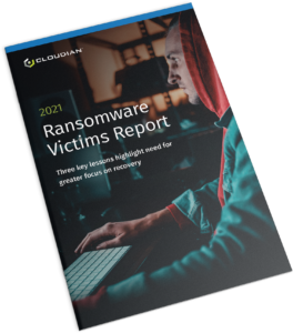 2021 ransomware report cover