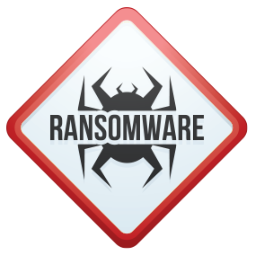 ransomware bug symbol