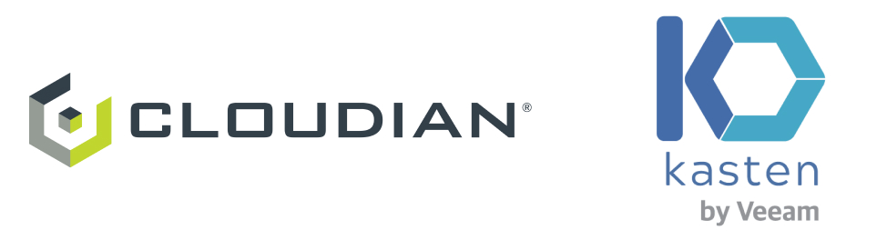 Cloudian Kasten logos