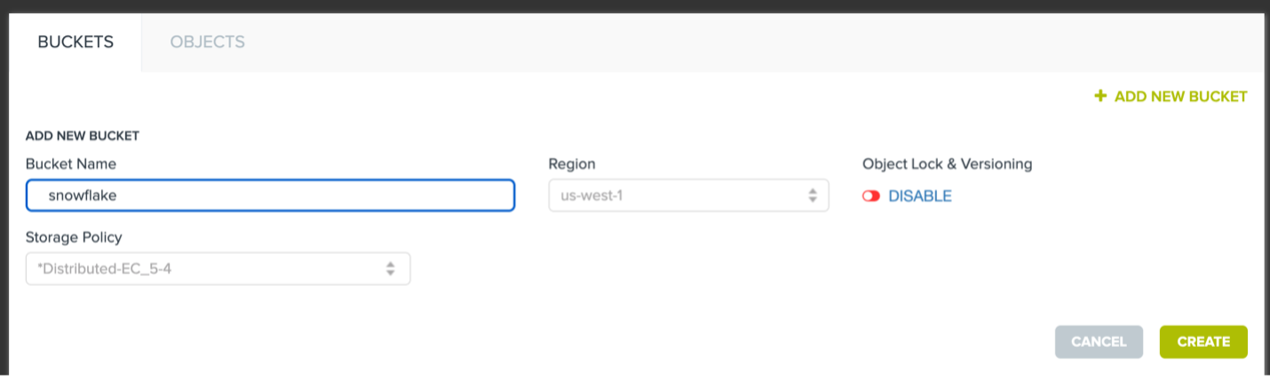 Data Lakehouse Hybrid Solution with Snowflake and Cloudian
