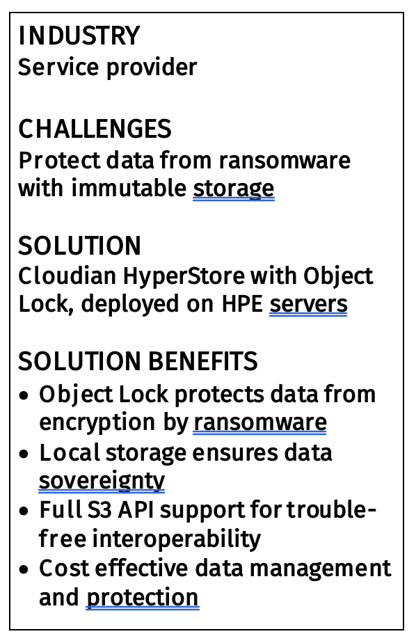 Cloudian ransomware protection