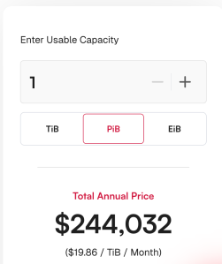 Minio pricing