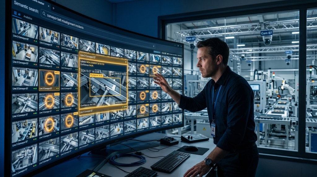 AI video analysis for manufacturing